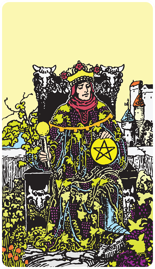 King of Pentacles Tarot Card