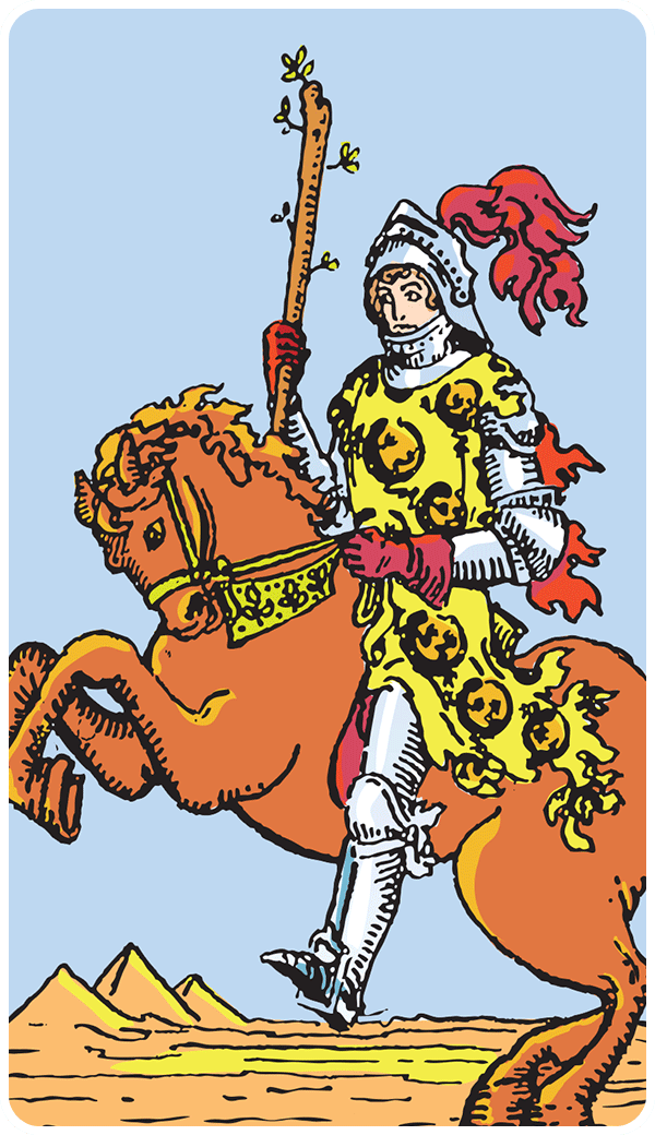 Knight of Wands Tarot Card